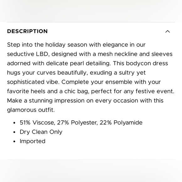 NWT BEBE SZ XS BLUSH with/Pearls Mesh Midi Sweater Dress #107862 - Picture 6 of 7